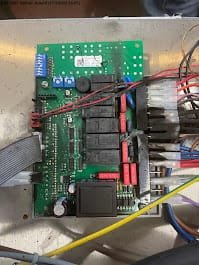 Burnt out commercial dishwasher PCB